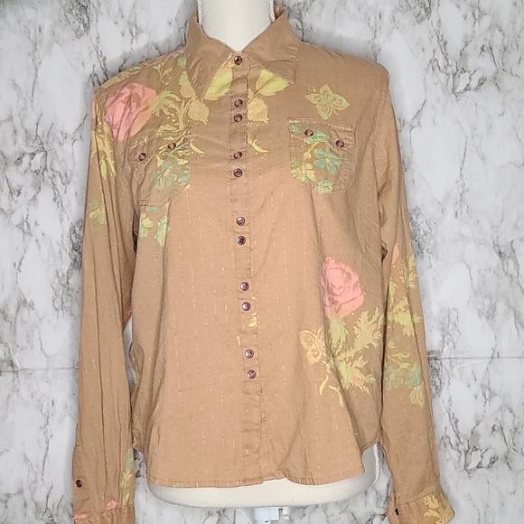 Twenty X button down blouse size large - Picture 1 of 6